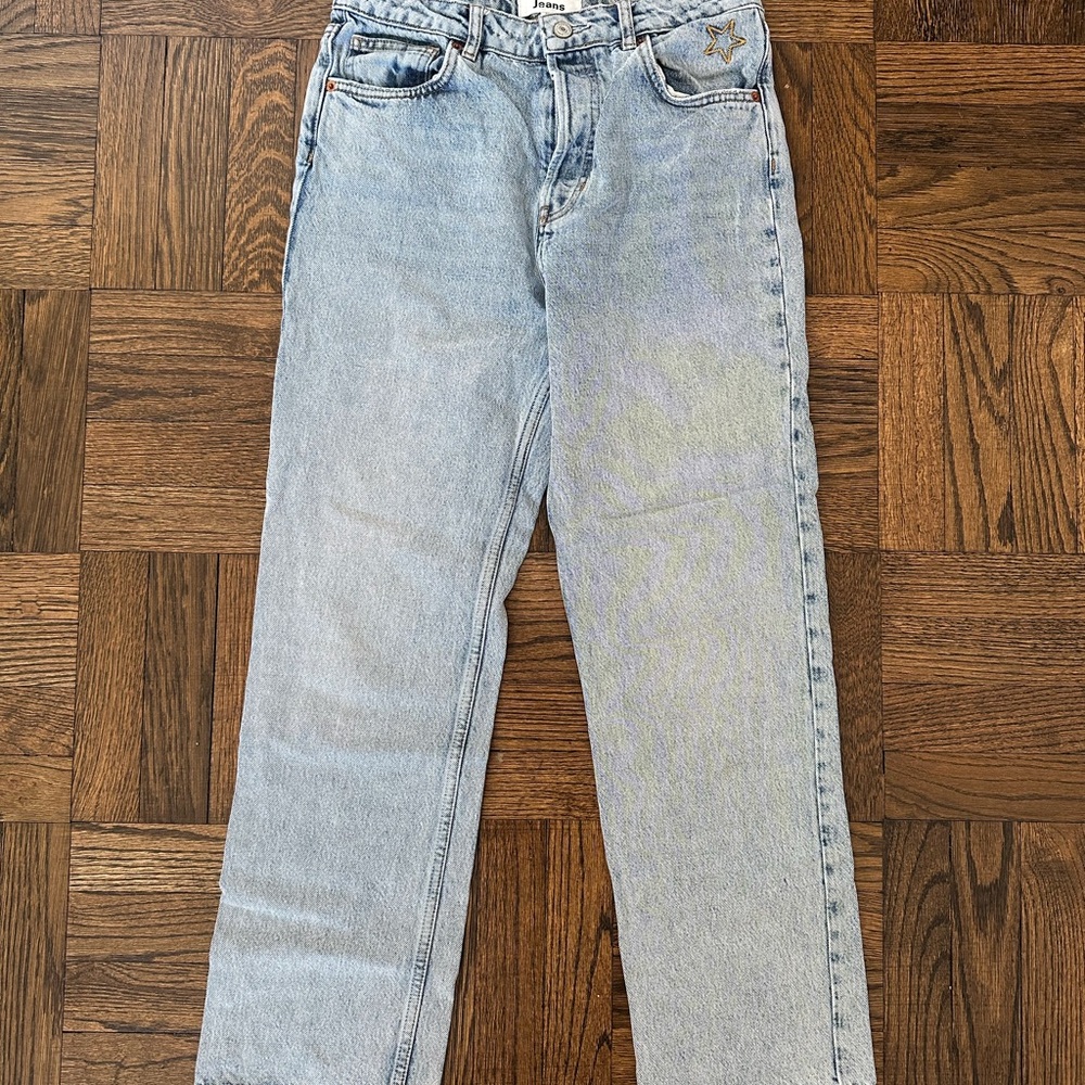 Reformation Light Blue Women's Straight Jeans
